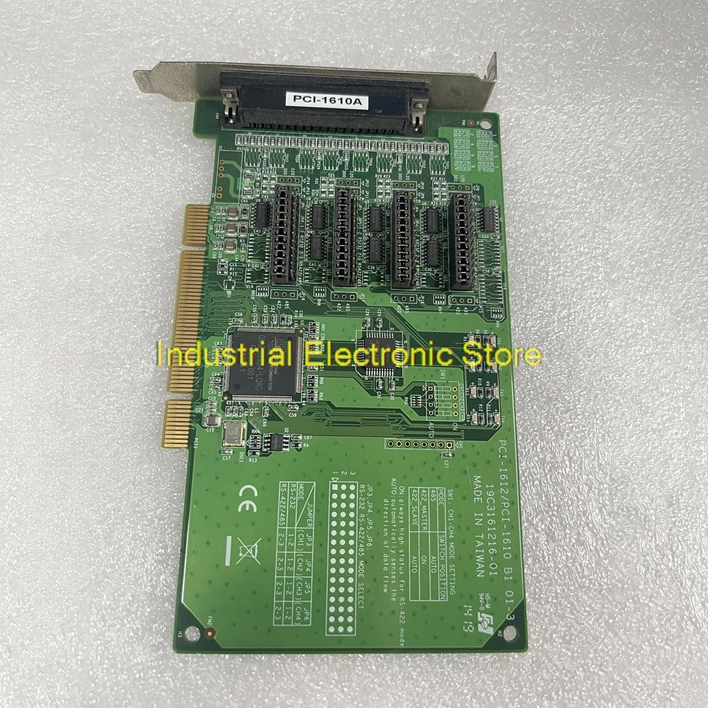 4-Port RS232 PCI Communication Card For Advantech Data Capture Card PCI-1610A