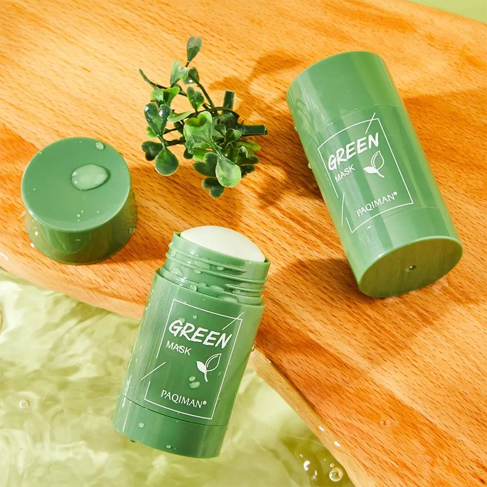 3Pcs Green Tea for Face Blackhead Remover with Green Tea Extract Deep Facial Pore Cleansing Face Moisturizing