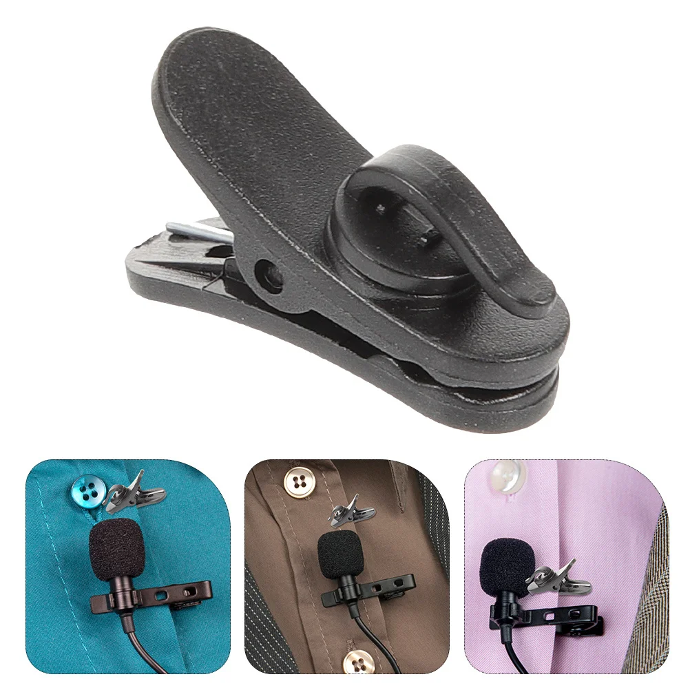 

15pcs Microphone Clip Mic Cable Management Small Cord Clamp Portable For Earphone Wire Lightweight Clips For