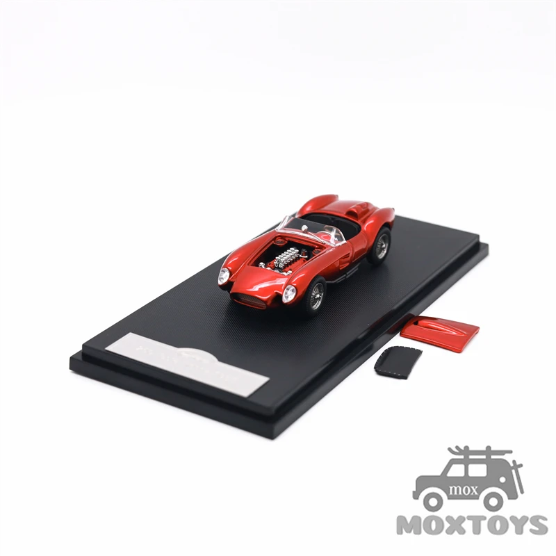 GFCC 1:64 250TR أحمر / أحمر معدني / # 9 / دوائر بيضاء حمراء دييكاست نموذج سيارة