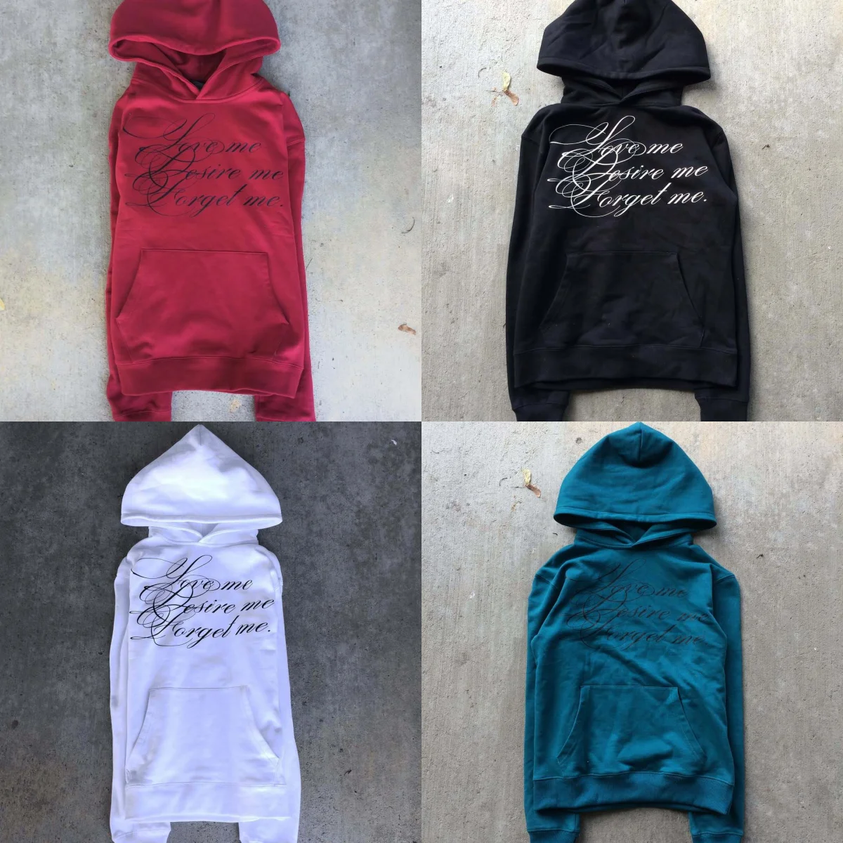 سترة بقلنسوة Y2K Streetwear Essential Dark Vintage Punk Print #1