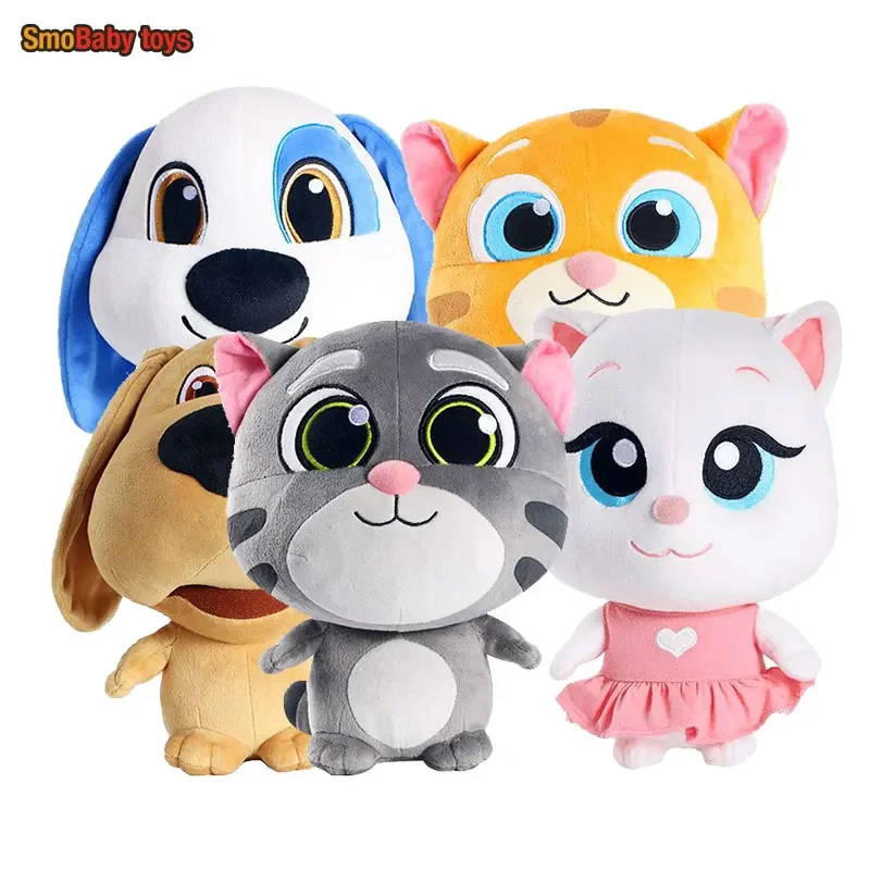 28 ซม.Tom และ Friends Plush Talking Tom Angela Hank ขิง Ben ตุ๊กตาสัตว์นุ่ม Kawaii Can't Talk รุ่นของเล่น