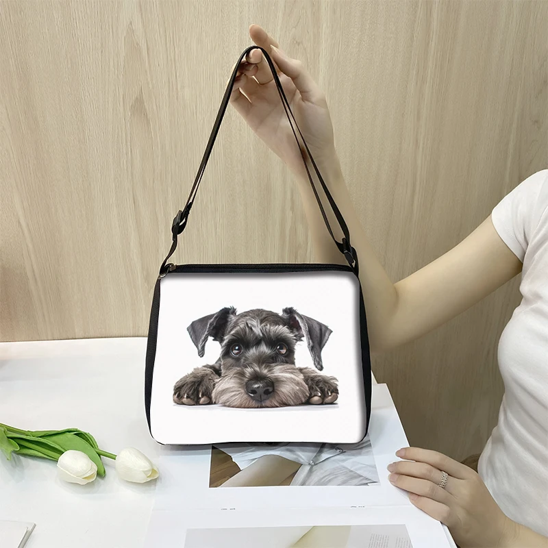 Simpatiche borse a tracolla per cani Prone Bulldog Beagle Pug Dogs stampa borse a tracolla per donna borsa a mano borsa portaoggetti portatile