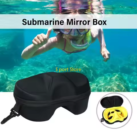 U2JB Swimming Mask Case Diving Mask Container Glasses Protective Case, Diving Glasses Case Diving Mask Glasses Storage Box