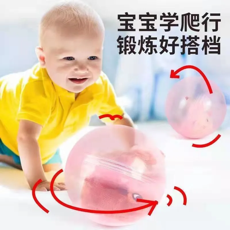 1. Electric Hamster Rolling Ball Toy Simulation Plush Rabbit Rotating Crawling Toy Interactive Gift