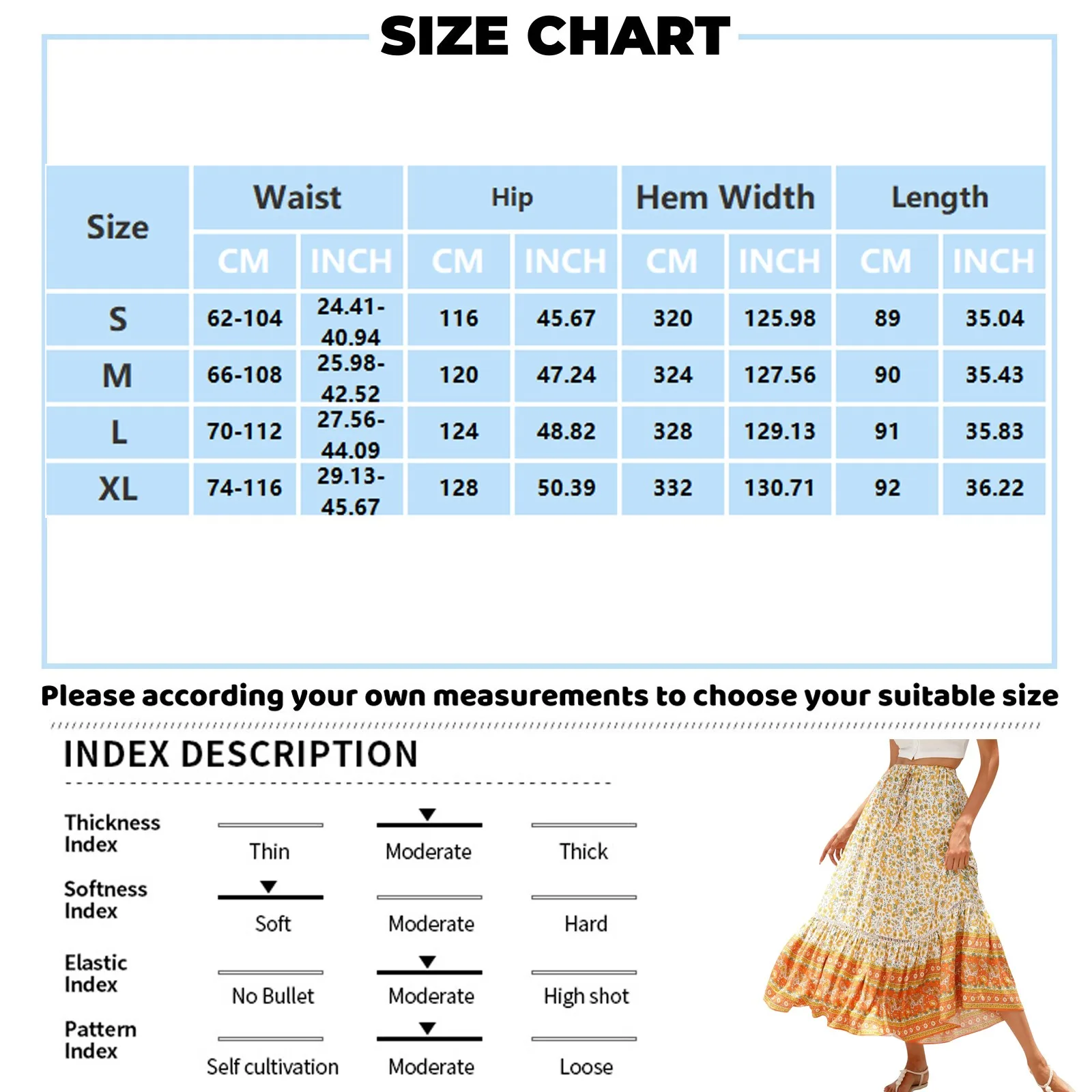 Summer Long Skirts Women Boho Print Skirt Female Floral Beach Maxi Skirts Ladies Vintage Loose Elastic Waist Holiday Skirt