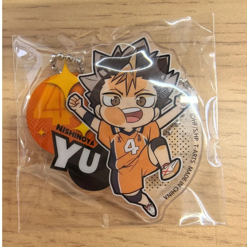 TAKARA TOMY Anime Keychain Cartoon Model Hinata Shoyo Kageyama Tobio Keychain Gashapon Anime Toys Collection Ornaments Kids Gift