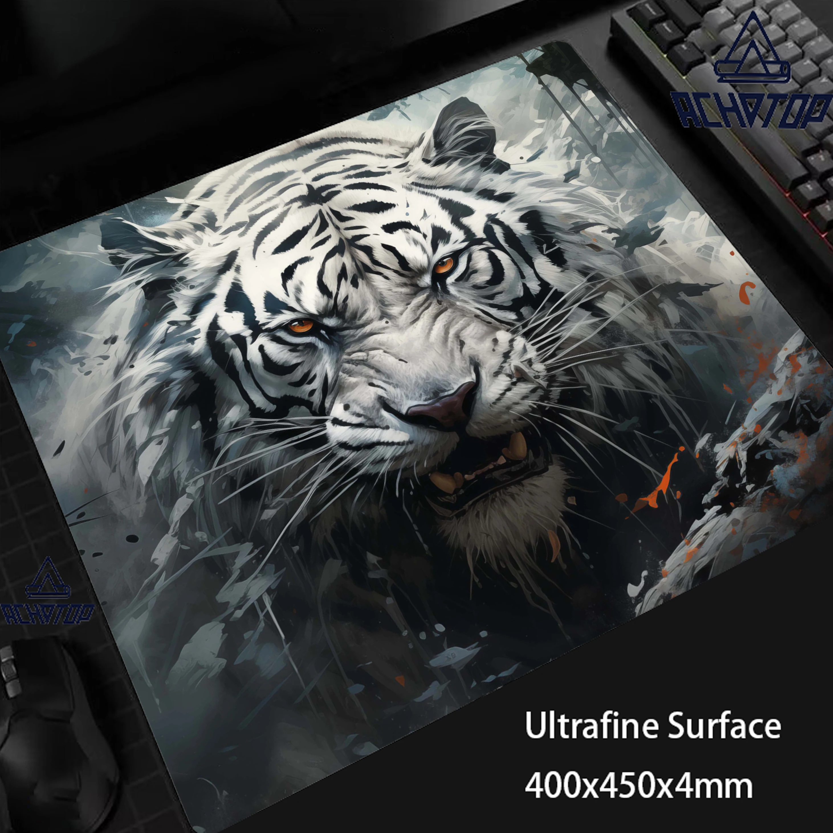 

Ultrafine Surface Mouse Pad 400X450MM Mousepad Computer Anime Tiger Mouse Mat Speed Keyboard Pads Office Rubber Desk Mat