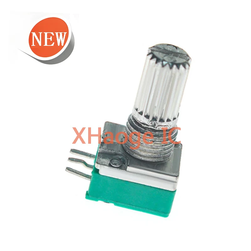 5PCS RK097 Vertal Sealed Single in B10K B20K B50K B100K Volume Adjustment Potentiometer Bent Feet D Axis 20MM