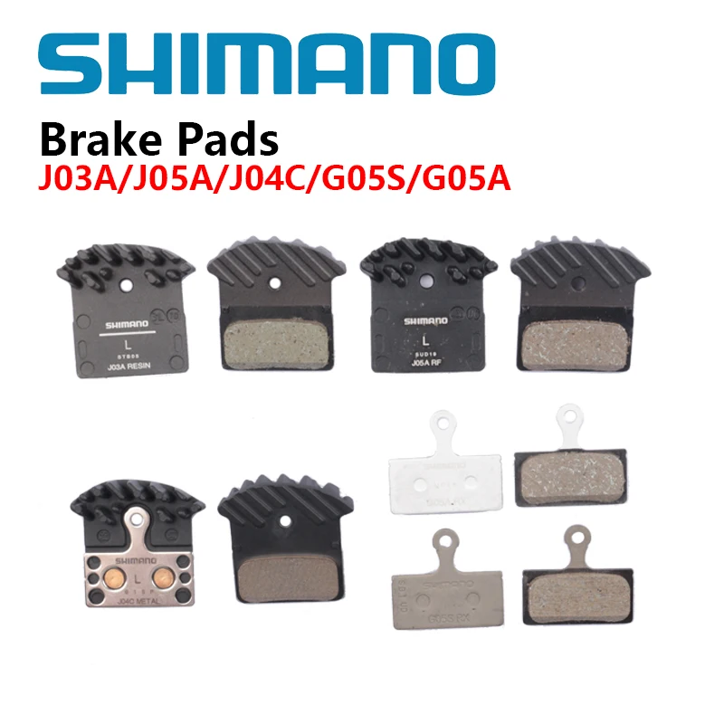 Shimano J03A J05A G05S G05A Resin Brake Pad J04C Metal Brake Pad For BR-M9020/M8000/M7000/R785/M9000/M675/M6000/M615/M7100/M6100