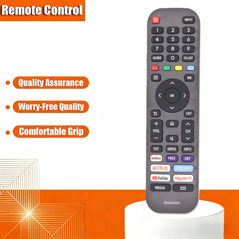 

KL 1piece EN2G30H Remote Control Replacement Smart TV 43A7300F 7340F 43AE7210F 43A7500F 50A7300F 50A7340F 50AE7210F 50A7500