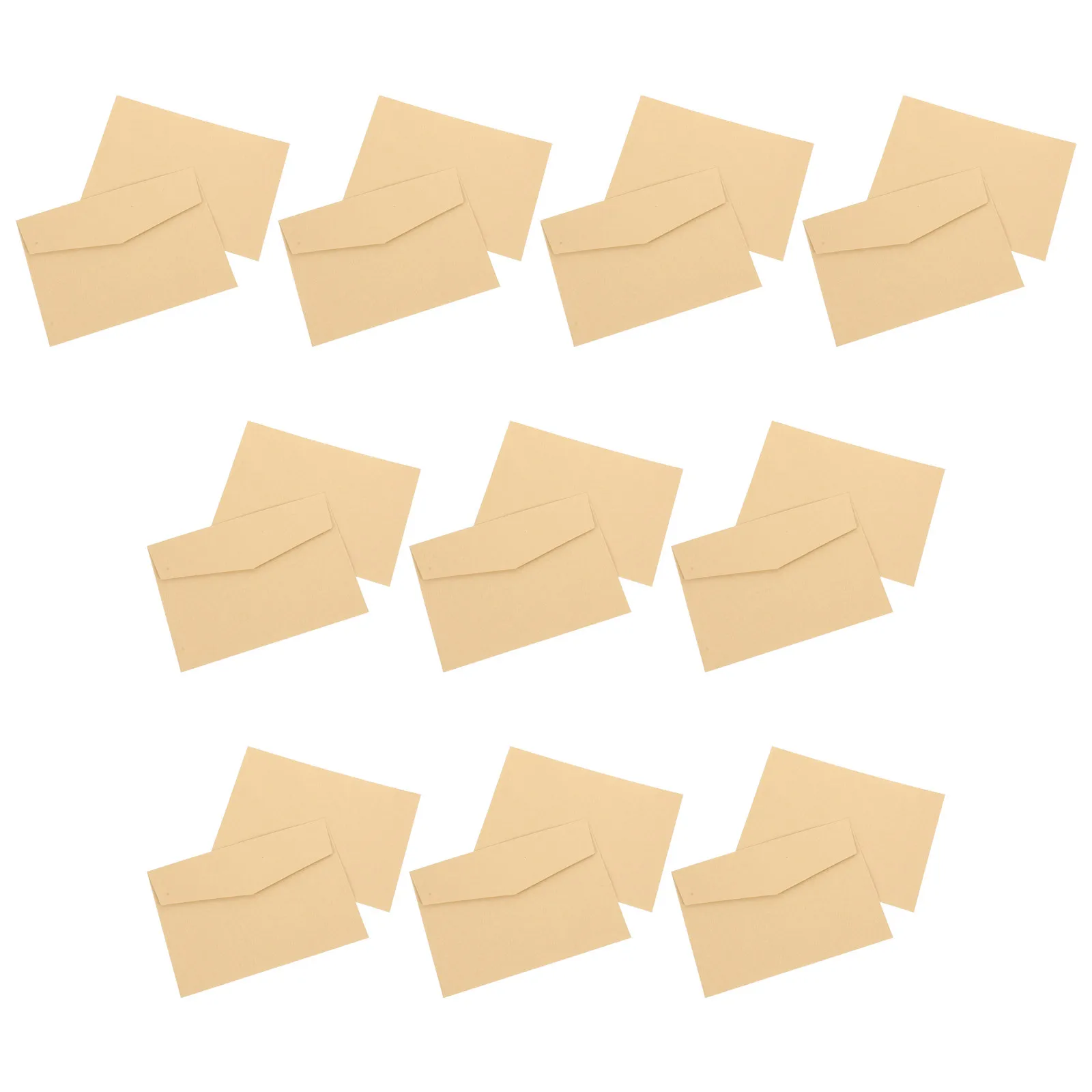 

20 шт. крафтовых конвертов, простые однотонные конверты для писем, для офисных принадлежностей, скрапбукинга, фотографий, писем, праздничных мероприятий