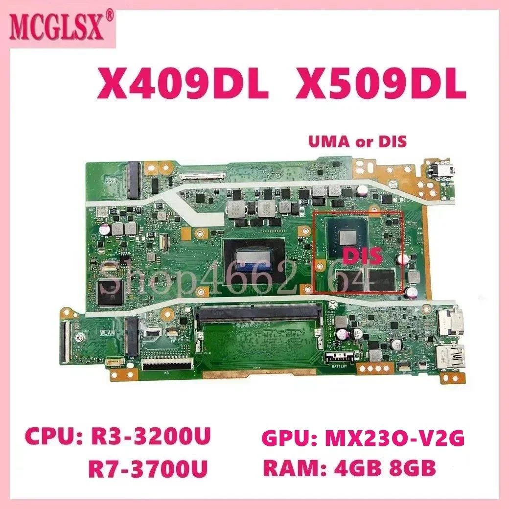 

X409DL with R3 R5 R7 CPU Laptop Motherboard For ASUS X409DA X409DJ/DL D409DA X509DA X509DL X509DJ D509DA M409DA M509DA Mainboard