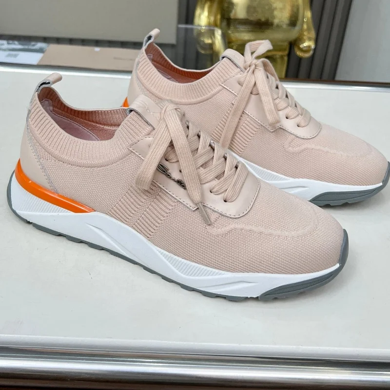 

2026 Four Seasons High Quality Luxury Classic Breathable Knitted Casual Comfortable Sports Men's Shoes