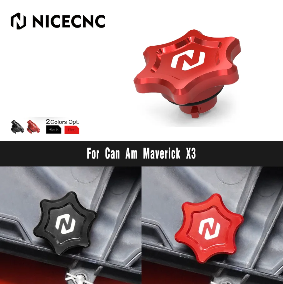 

NICECNC UTV Clutch Cover Thumb Screw Drain Plug For Can-Am Maverick X3 Turbo Trail Sport Outlander Defender Outlander Commander