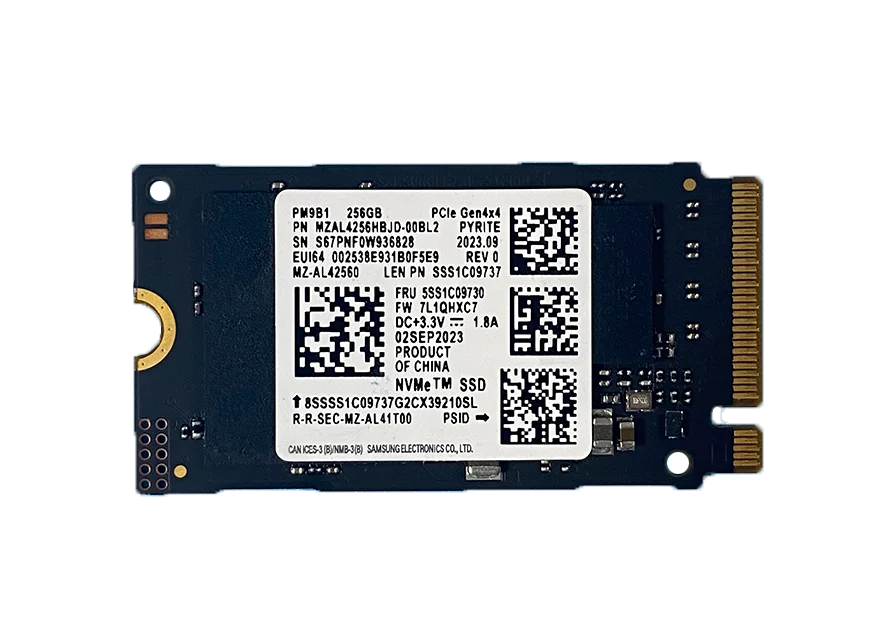 SAMSUNG SSD M.2 2230/2242 NVME Unidad de estado sólido 128 GB/256 GB/512 GB para Xbox Surface Pro Steam Deck Ultrabook Tablet (OEM)