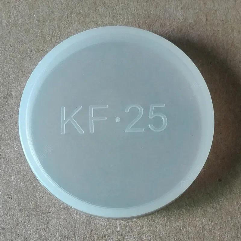 100PCS KF Vacuum Pipe Fitting Dust Cover Flange Protection Cap Valve Cover Lid PE Plastic Tube End Cover Shield Case for Flange