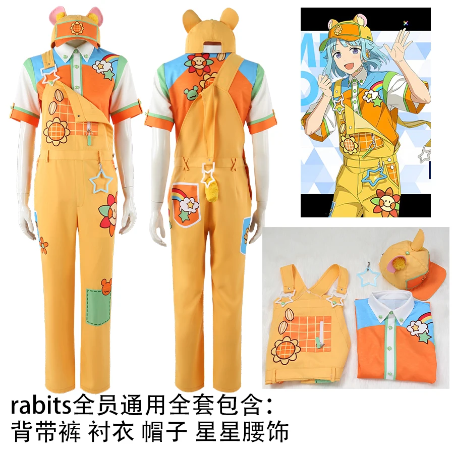 Rabits Shino Hajime Nito Nazuna Cosplay Costume Game Ensemble Stars Cosplay Suit Party Clothing Hallowen Uniforms Custom Made