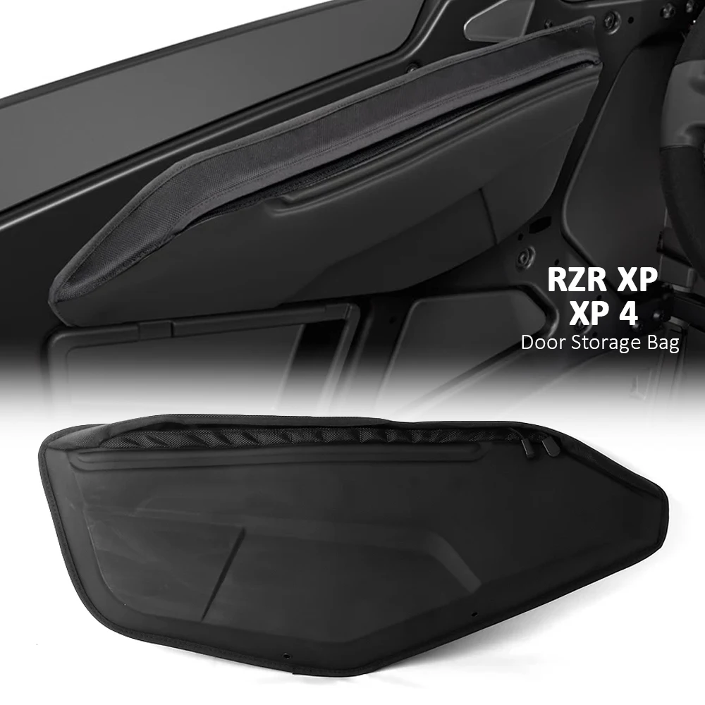 

UTV Bags For Polaris RZR XP 4 XP4 1000 Sport Premium Ultimate 2024 2025 Side Door Storage Tool Accessories Black