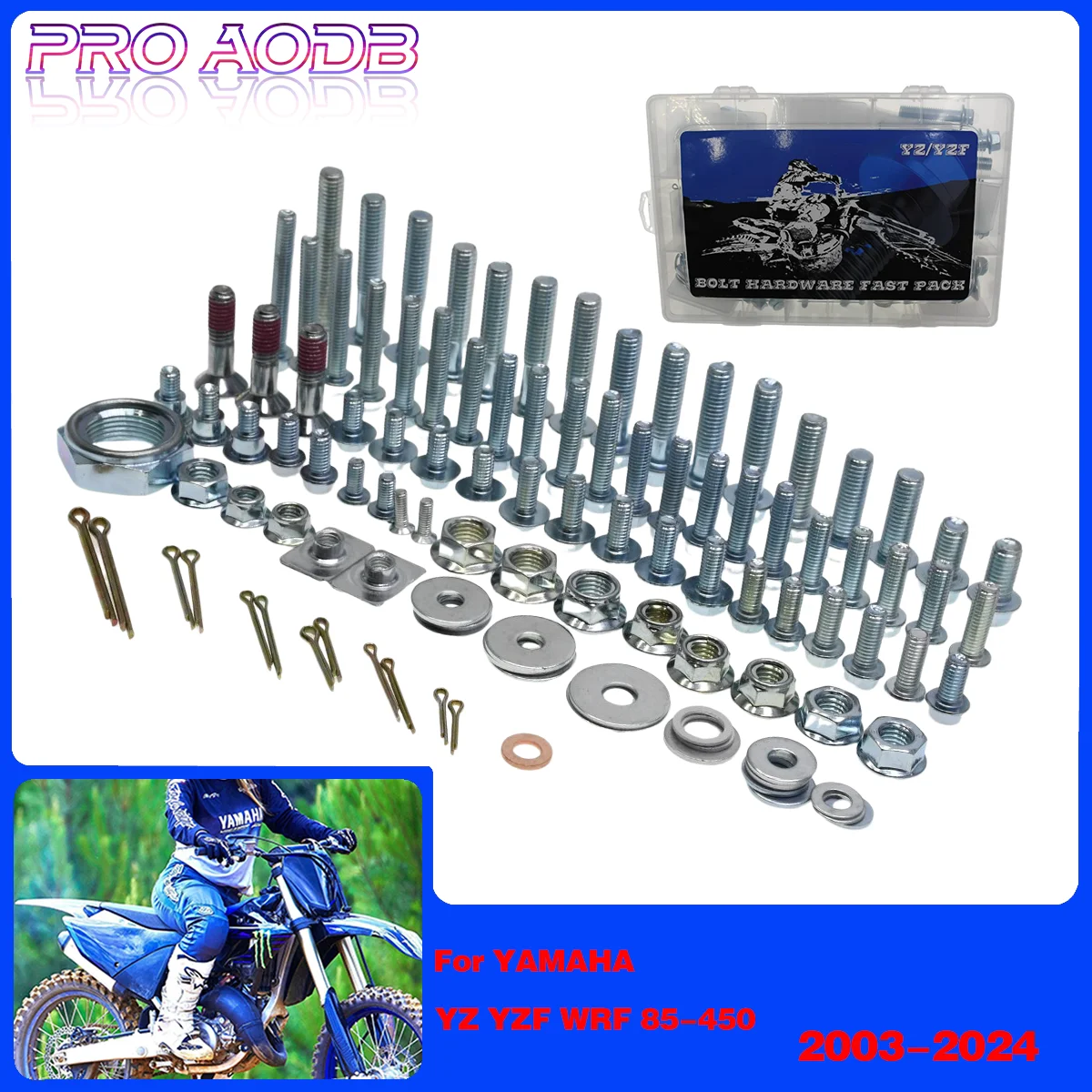 Dirt bike Fairing Fender Screw Bolt Kit Set For YAMAHA YZ YZF YZ-F WRF WR-F 65 85 125 250 250F 450 450F 2003 2004-2023 2024 2025