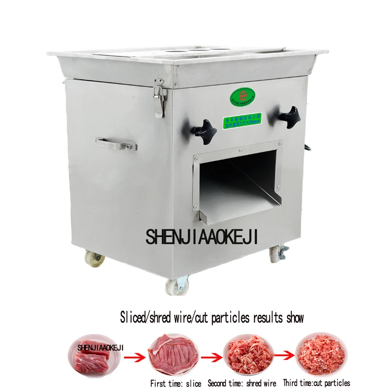 

QJH-P1 Electric Meat Slicer Meat Slicing Machine Meat Cutting Machine Cut Meat Piece Machine 220V 1500W