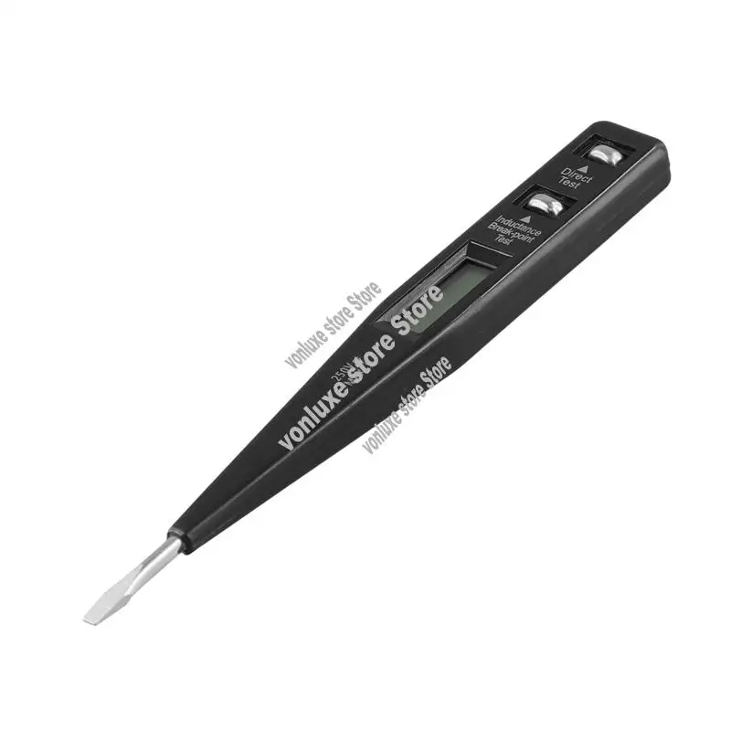 Digital Test Pencil Screwdriver Probe Light Voltage Tester Detector AC/DC 12-220V Electrical Test Pen Voltmeter-Hot