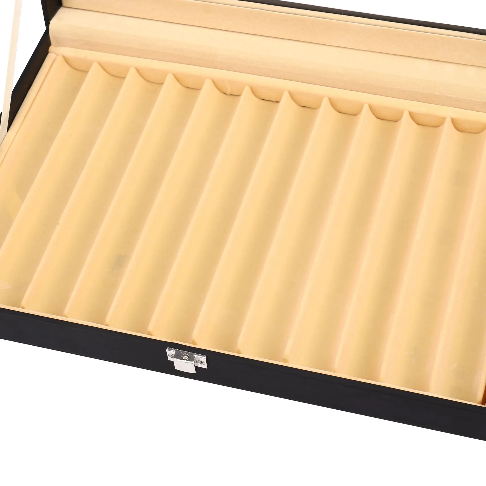 

12 Pen Box Leather Pen Display Box PU Pen Storage Box Leather Pencil Case Storage Box