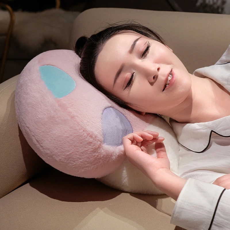 45cm Plush Mushroom Plant Pillow Stuffed Colorful Seat Cushion Throw Pillow Red Yellow Green Brown Blue Pink Decoration Gift