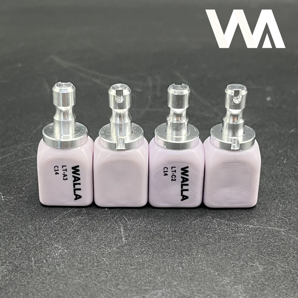 5pcs VITA Shade C14 Lithium Disilicate Block HT/MT/LT Strong Dental CAD/CAM Material for Crowns Inlays Esthetic Results