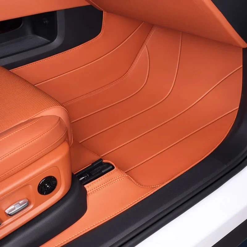 Custom Nappa Leather For LI AUTO L6 2025-Present Anti-Slip Car Foot Protect Mat Auto Luxury Waterproof Floor Pad Accessory view 6