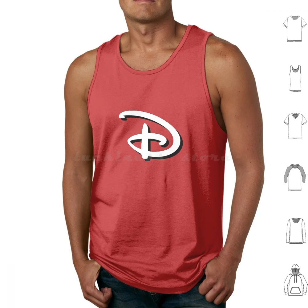 

D Daniel Letter Tank Tops Print Cotton Initial Name Letter Font Letter D Letter Ddlg Cglg Princess Pink Text Cute Walt