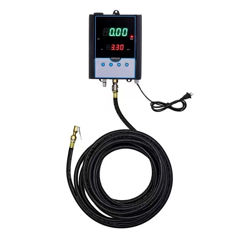 Wall-mounted Digital Tyre Pressure Gauge Automatic Tyre Infaltor Inflation Gun Air Gauge Automatic Tire Shop Inflation Gun