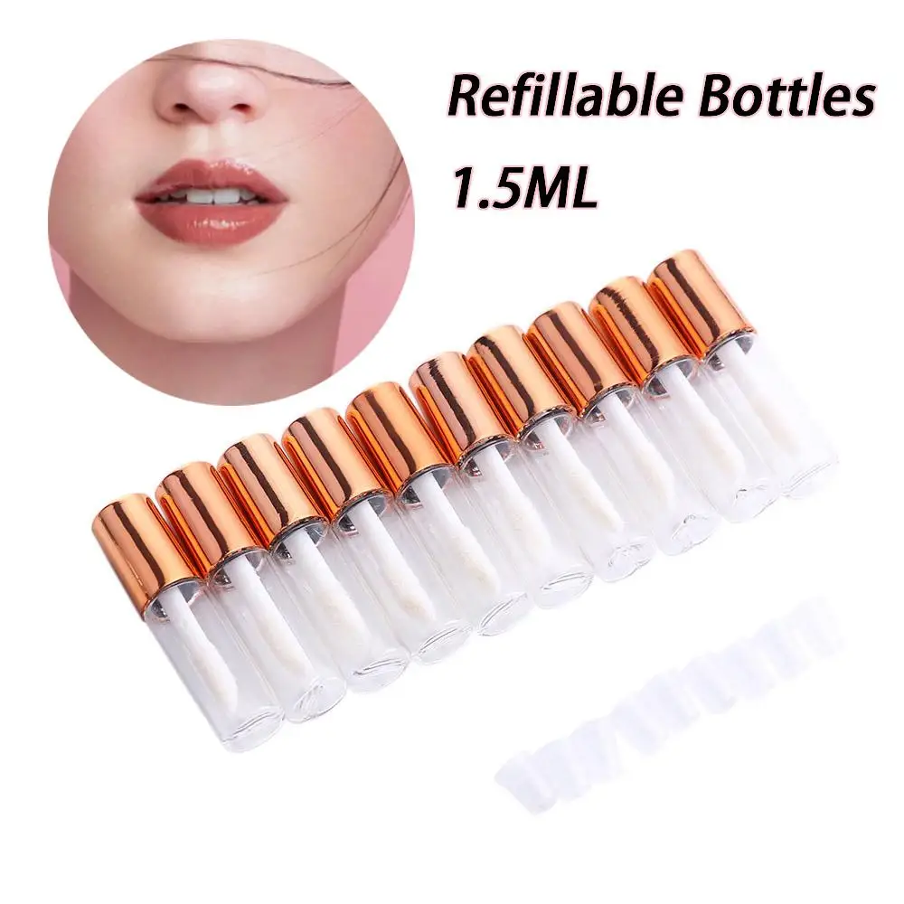 Mini With Cap Sample Bottles Refillable Bottles Lip Gloss Tubes Lipstick Bottles Lip Balm Tubes