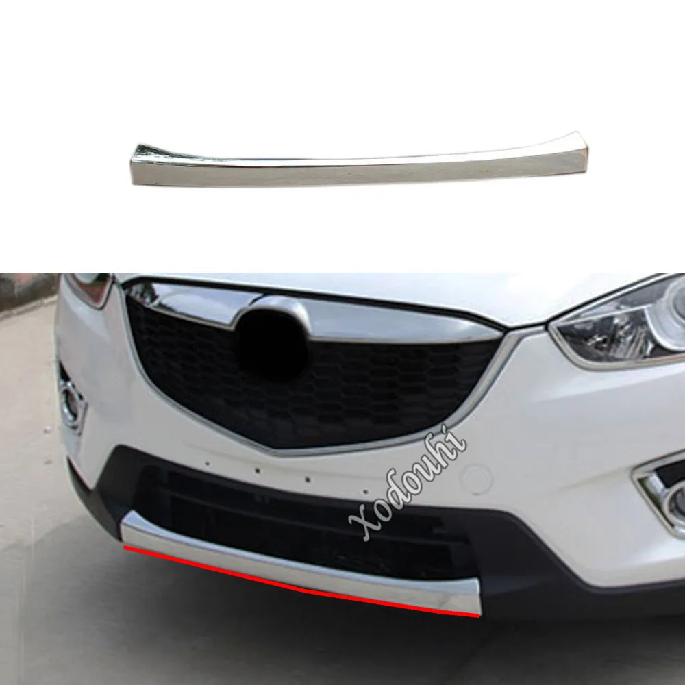 

Для Mazda CX-5 CX5 2012 2013 2014 2015 2016 Детектор автомобильного чехла ABS Хромированная отделка Передняя нижняя решетка Решетка Бампер Edge Stick