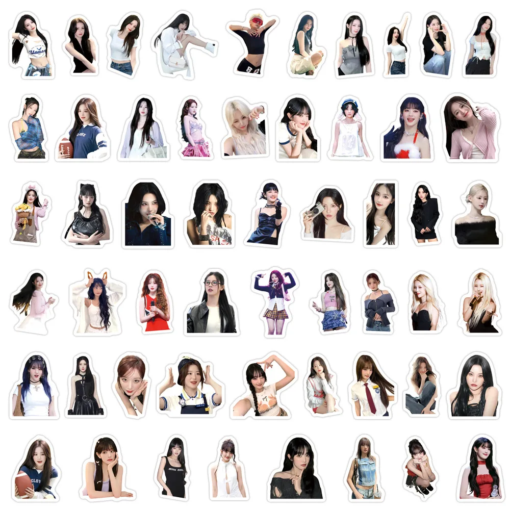 

10/50/100PCS Gidle Girl Kpop Group Stickers South Korean Girl Groups Decals Scrapbook Luggage Laptop Guitar Sticker Fans Gift