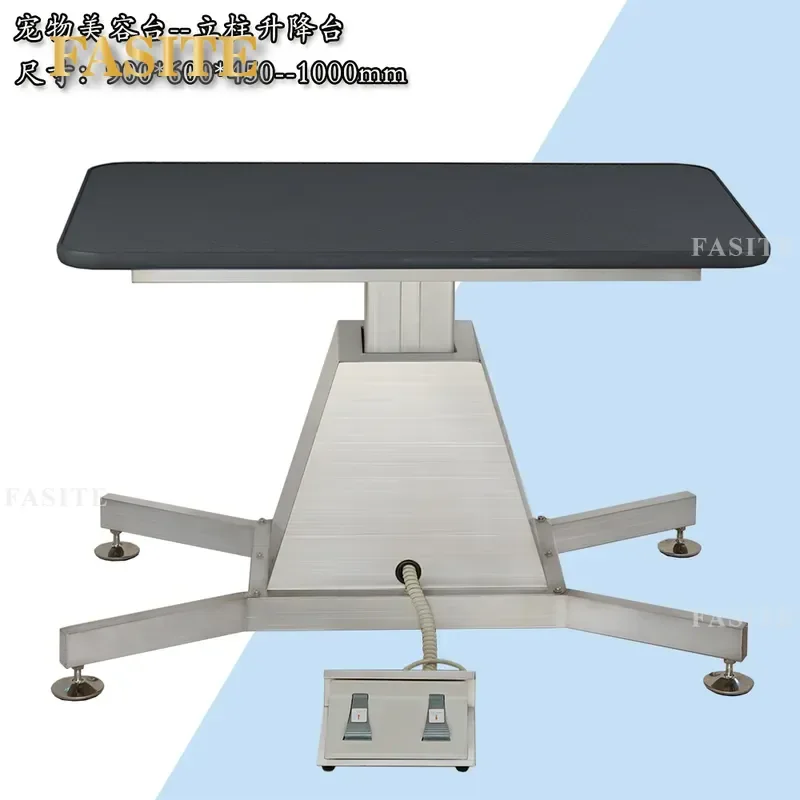 For Pet Grooming Table Electric Lifting Dog Cat Hair Trimming Dryer Modeling Station Adjustable Height Fixed Design