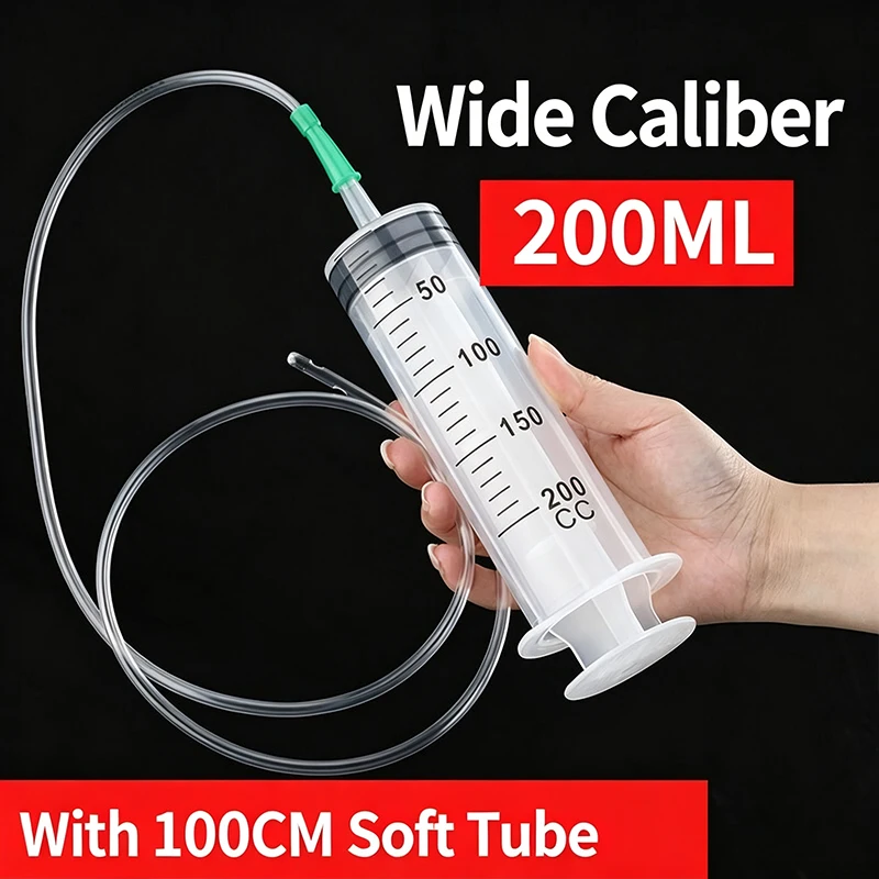Langlebige Großvolumige Kunststoffspritze 100ml, 150ml, 250ml, 350ml, 550ml, 1000ml | Auto-Ölabsauger Geeignet für Laboratorien