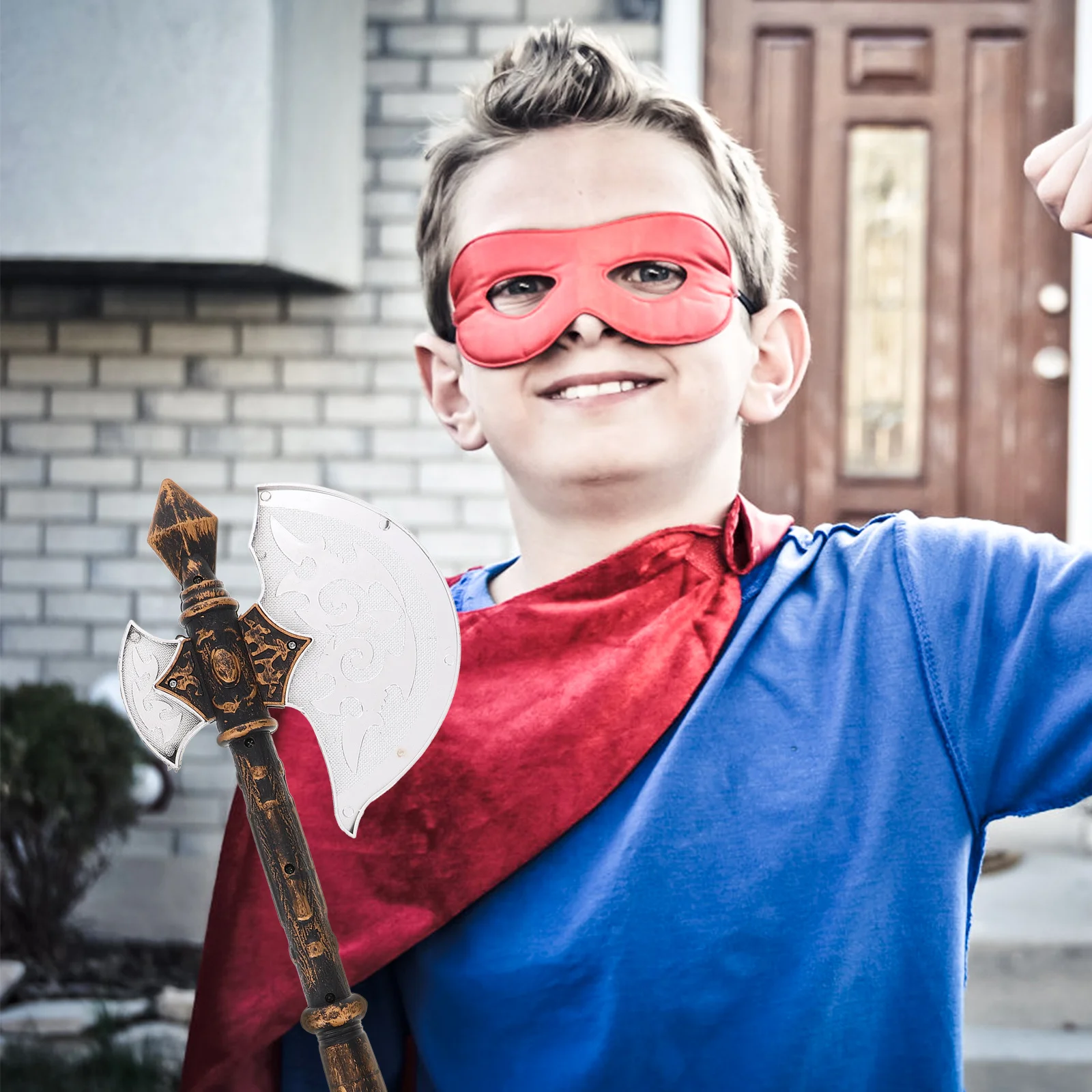 المروحية البلاستيك الدعامة نابض بالحياة آمنة لعب الأدوار تأثيري هالوين زي ملحق الديكور البلاستيك الدعامة ديكور الهالوين #2