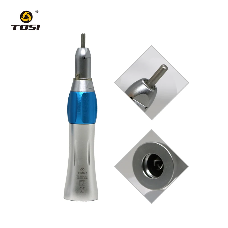 

NSK Dental Slow Low Speed Straight Handpiece Nose Cone Ratio1:1 E-type Connector 2/4Holes