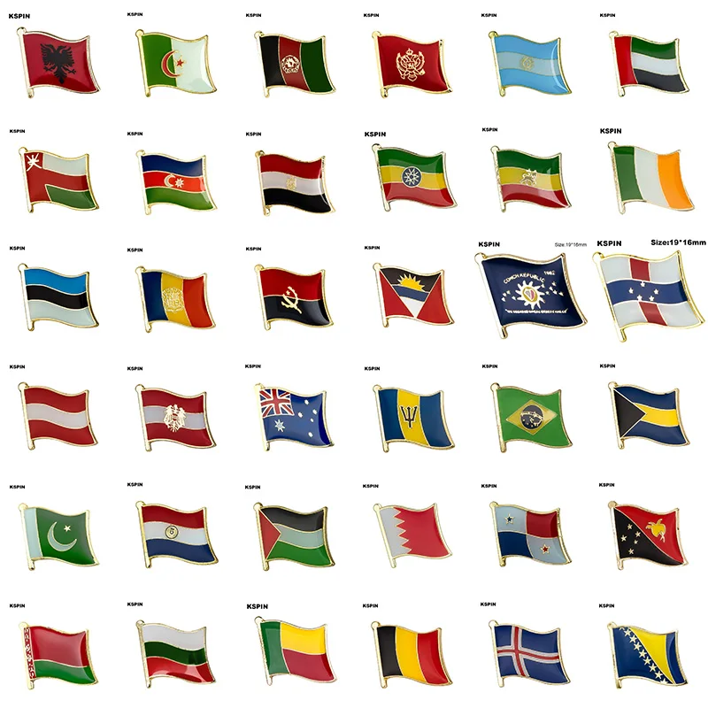 

Flag pin Flag Badge New lapel pin badge Brooch Icons