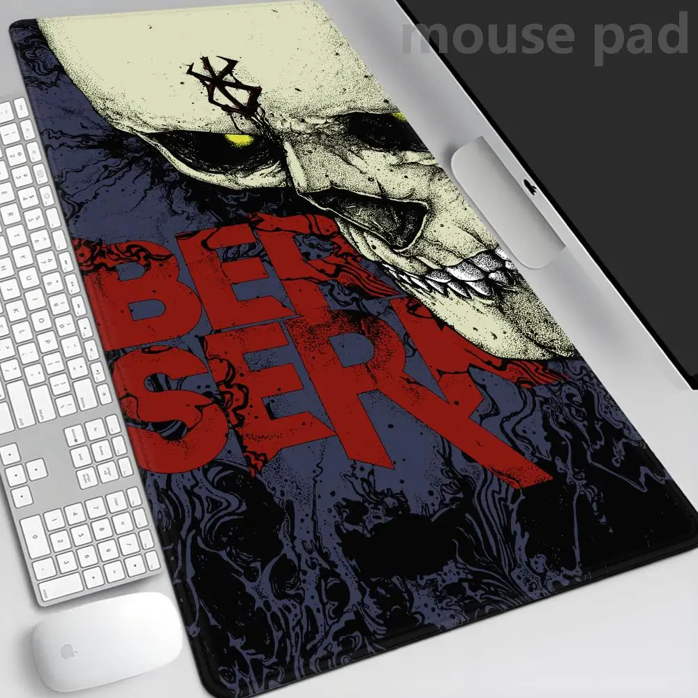 

Guts Sword in Berserk Mouse Pad Computer Laptop Anime Keyboard Mat Large Mousepad Keyboards Gamers Deskpad Rubber Stitched Edges