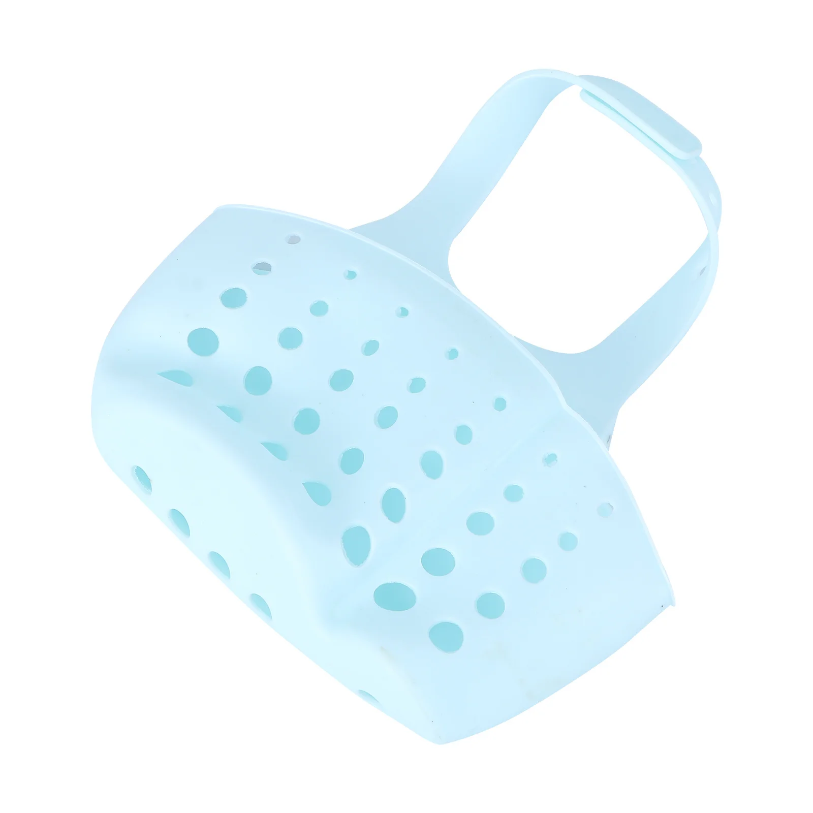 قابل للتعديل بالوعة المطبخ سلة معلقة تخزين سمكا الحقيبة المزدوجة البلاستيك استنزاف الإسفنج حامل المنظم رف سلة استنزاف الأزرق #6