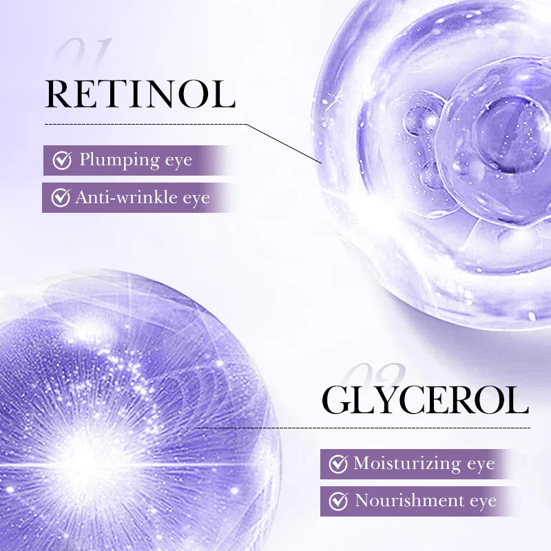 BIOAQUA rétinol crème pour les yeux Anti cernes supprimer les poches pour les yeux Anti-poches raffermissant réparateur hydratant yeux soins de la peau