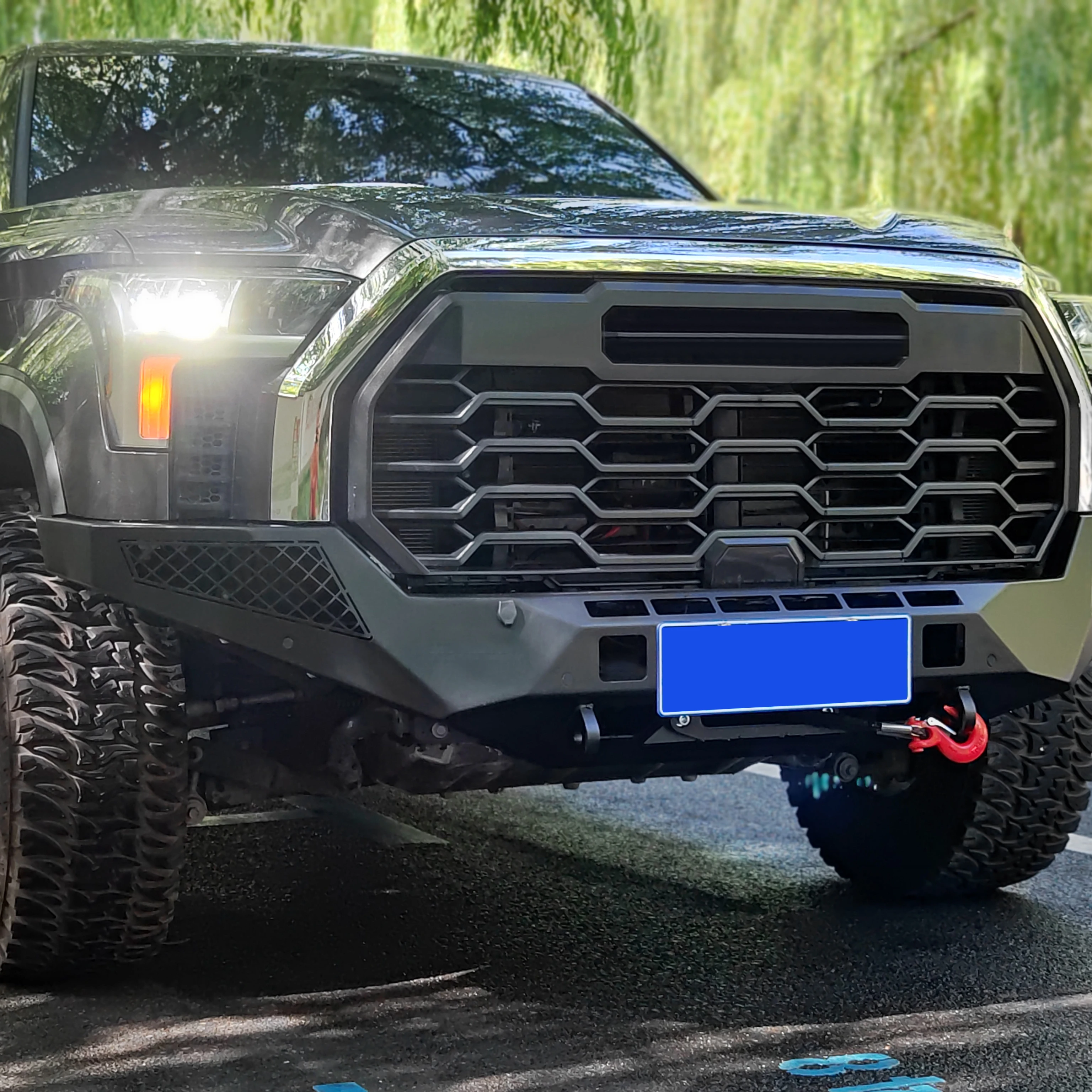 

4x4 Лидер продаж, автомобильные аксессуары, комплект кузова, подходит для переднего бампера для TOYOTA TUNDRA 2022 + передний бампер