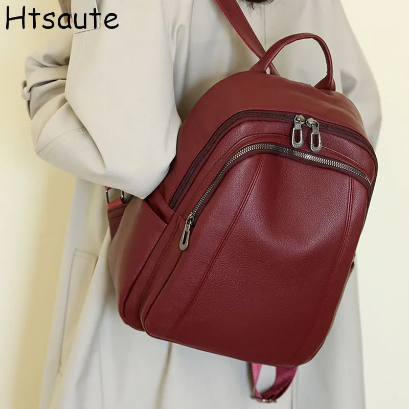 Ladies Multi-Color Backpacks 4 colors Top-handle Bags Fashionable Women's Shoulder Bag in Various Colors Bagpack
