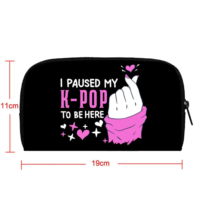 K-pop Ramen Boba K-drama portafoglio KPOP corea Coin Money Bag porta telefono ID carta di credito Organizer portafoglio lungo piccola frizione regalo