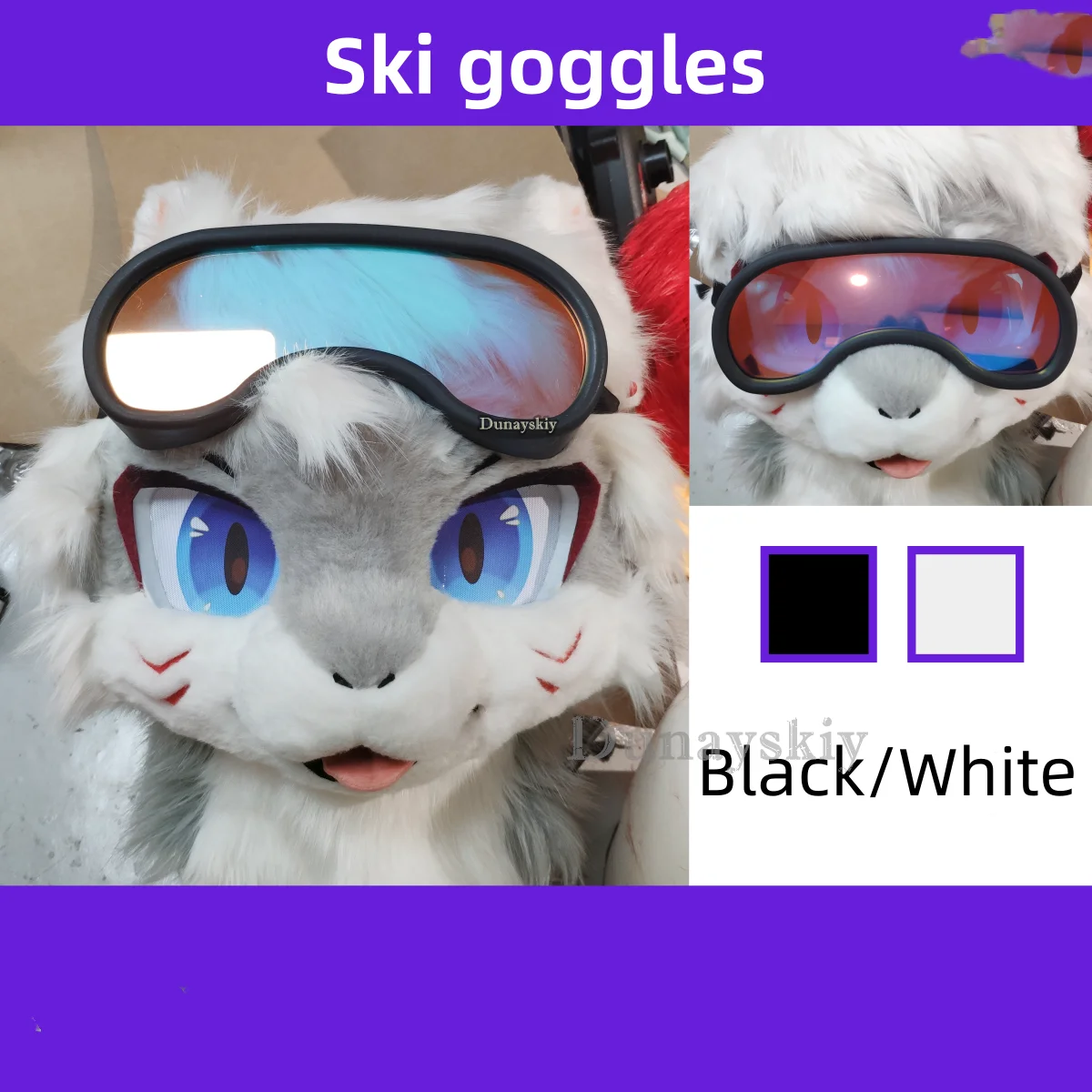 Ski Goggles Cosplay Anime Costume Cosplay Sets Costumes Kigurumi Mask Kig Fursuit Costume Fursuit Furry Fursuit Fursuit Cosplay