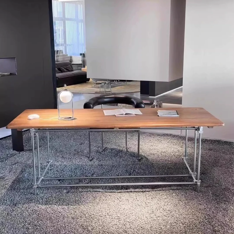 

Light Axis Elm Office Desks Wood Retro Industrial Office Style Desks Bedroom Office Furniture Escritorios De Oficina ZY40BGZ