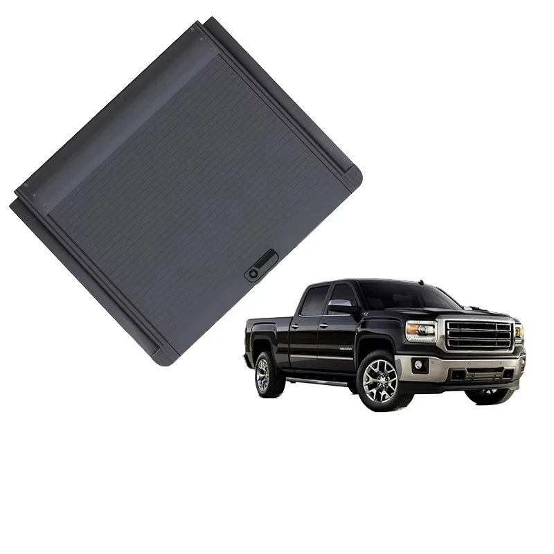 

Wholesale GRANDTEC Aluminum Alloy Anti-Theft Hard Retractable Manual Tonneau Cover Pickup Bed Cover for Sierra 1500