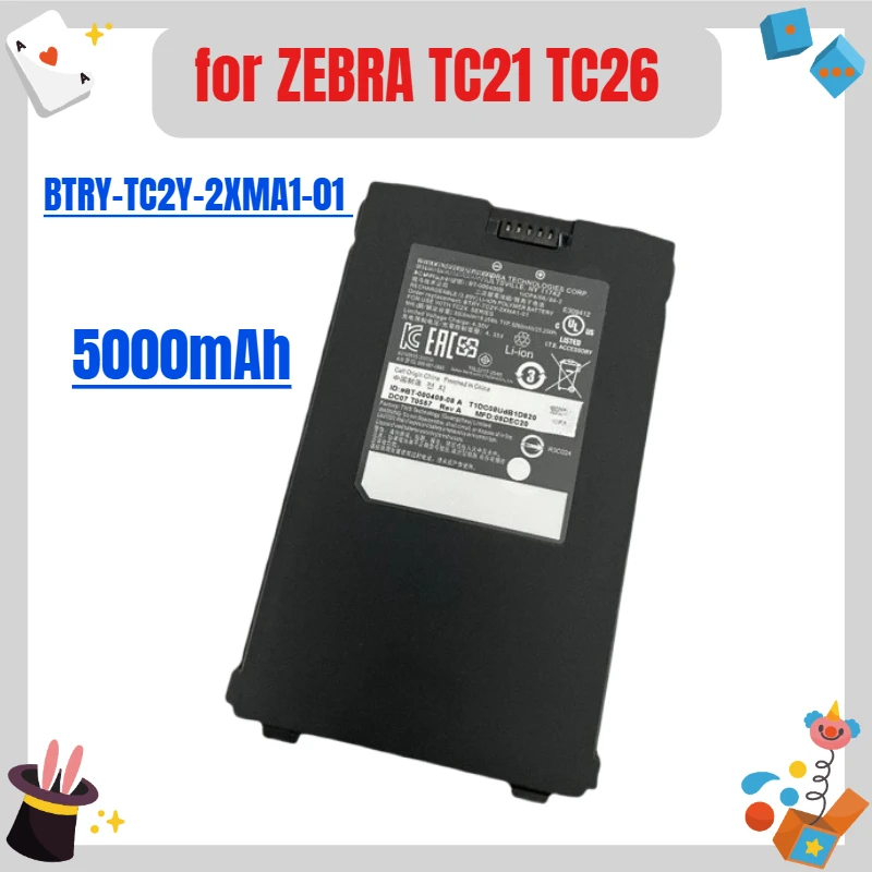 

BTRY-TC2Y-2XMA1-01 5000MAH Battery for ZEBRA TC21 TC26